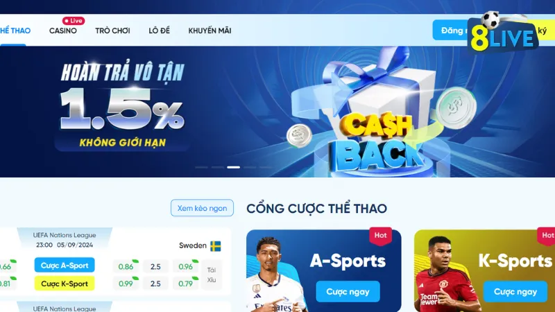 Sơ lược về 8live